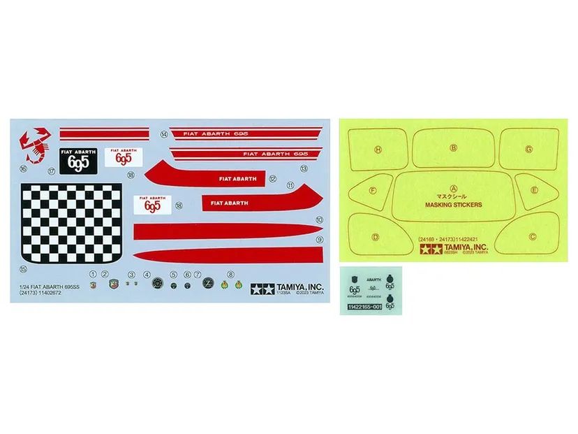 Fiat Abarth 695SS 1/24 Kit di Montaggio Tamiya