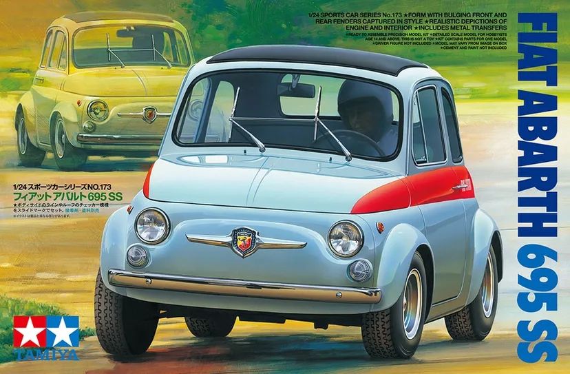 Fiat Abarth 695SS 1/24 Kit di Montaggio Tamiya