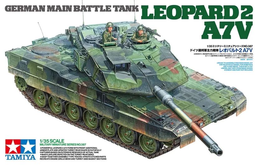 Leopard 2 A7V 1/35 Kit di Montaggio Tamiya