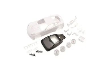 Carrozzeria Chevrolet Corvette ZR1 Mini-Z + Cerchi 2WD Non Verniciata