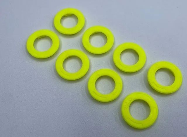 REFLEX RACING RX601Y - SPEED DISH SIDE WALL PLATE SET (22.0,22.2,22.4,22.6) - YELLOW