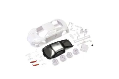 Carrozzeria Audi R8 LMS 2015 Mini-Z + Cerchi 2WD (Non Verniciata)