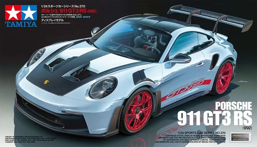 Porsche 911 GT3 RS (992) 1/24 Kit di Montaggio Tamiya