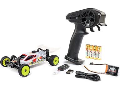 Losi 1/24 Micro-B 2WD Buggy RTR (White)