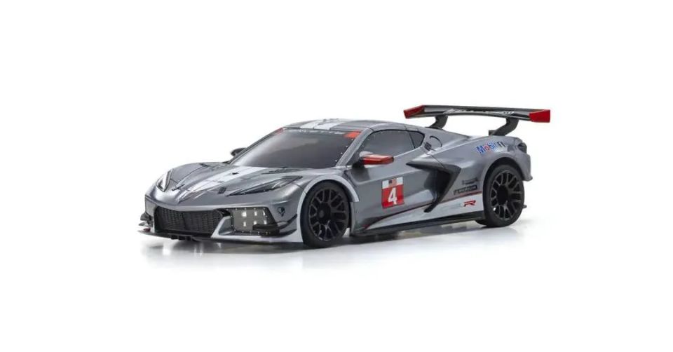 Kyosho Mini-Z MR04 RWD Corvette C8-R Gun Metal/White (W-MM/KT531P)