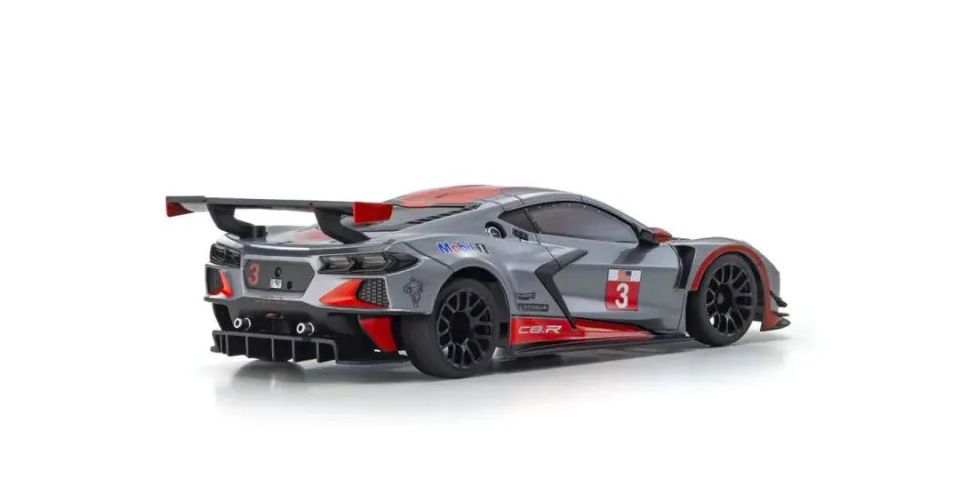 Kyosho Mini-Z MR04 RWD Corvette C8-R Gun Metal/Red (W-MM/KT531P)