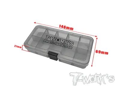 T-Work's 10 Case Hardware Storage Box (14.6x6.9x2.4cm)