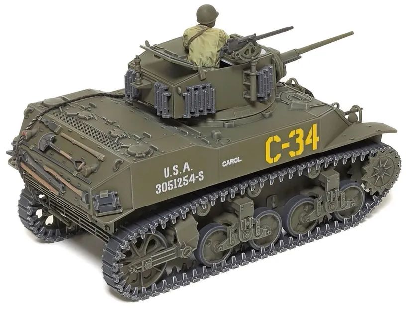 US Light Tank M5A1 Stuart 1/48 Kit di Montaggio Tamiya