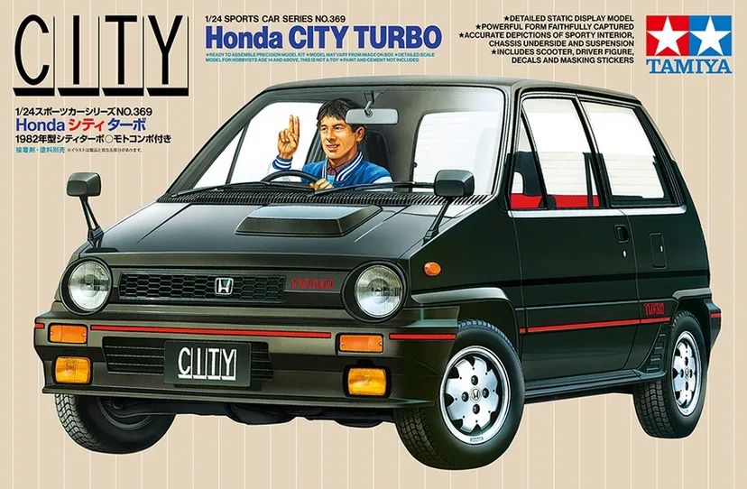 Honda City Turbo 1/24 Kit di Montaggio Tamiya