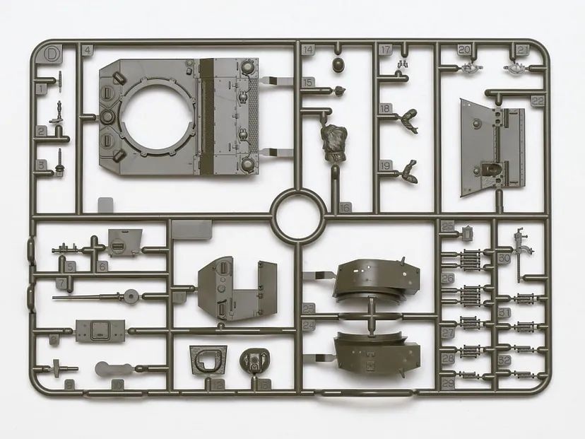 US Light Tank M5A1 Stuart 1/48 Kit di Montaggio Tamiya