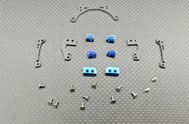 GL Racing GL-GTR-OP-033 - GL Alu. Option Body Mount with Lexan Body Mount for GL-GTR-OP-088