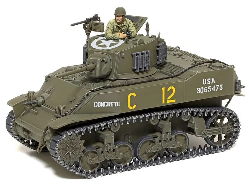 US Light Tank M5A1 Stuart 1/48 Kit di Montaggio Tamiya