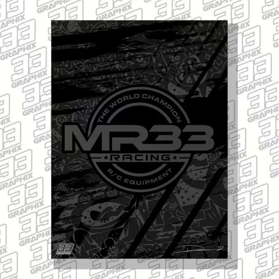 MR33 SIGNATURE Setup Board Onroad 39 x 29 x 1cm - Black