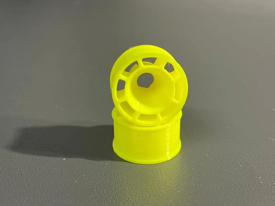 Cerchi Edomodel Mini-Z 1:28 2WD Posteriori Offset 0 LENS Flangiati Gialli