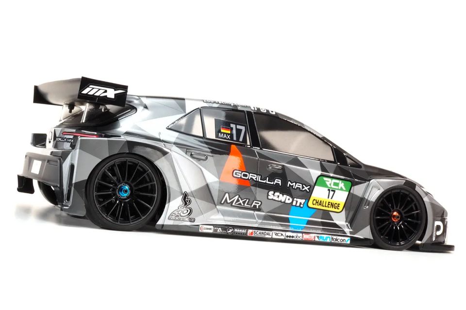 ZooRacing ZR-0017-05 - Gorilla MAX - 1:10 190mm FWD Body - 0.5mm ULTRALIGHT Trasparente