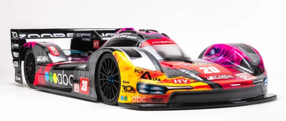 ZooRacing HYRAX - 1:10 LMH Touring Car Body - 0.7mm REGULAR Trasparente