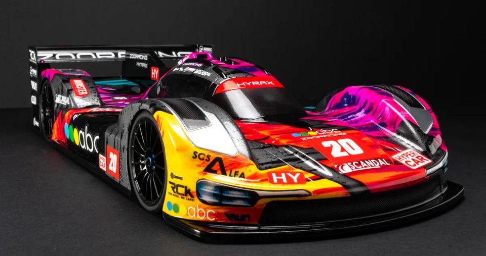 ZooRacing HYRAX - 1:10 LMH Touring Car Body - 0.7mm REGULAR Trasparente