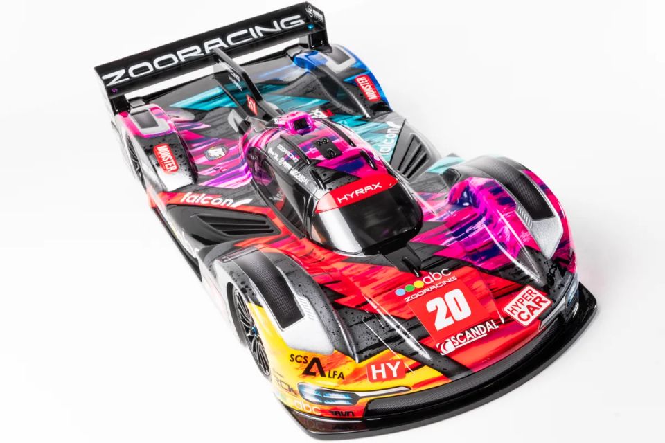 ZooRacing HYRAX - 1:10 LMH Touring Car Body - 0.7mm REGULAR Trasparente