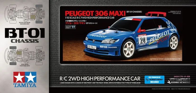 Peugeot 306 Maxi BT-01 Tamiya