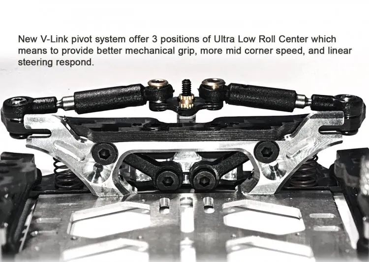 Atomic MRV 1:28 V-Link RWD Chassis Kit (No Electronic)