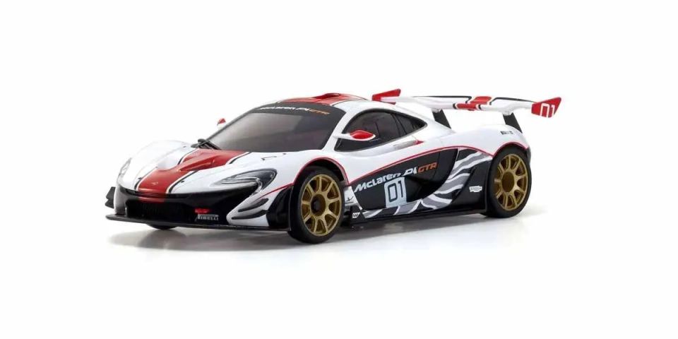 Kyosho Mini-Z MR04 RWD McLaren P1 GTR White-Red (W-MM/KT531P)