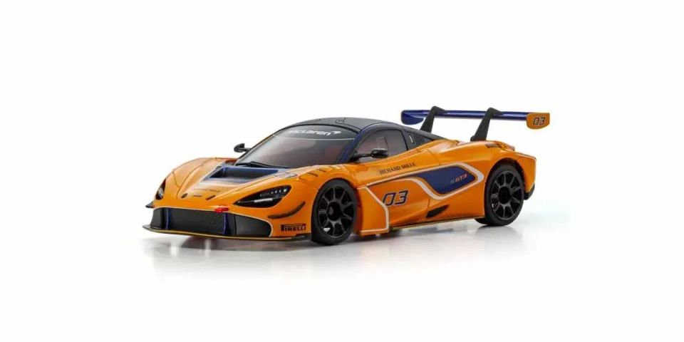 Kyosho Mini-Z MR04 RWD McLaren 720S GT3 Orange #03 (W-MM/KT531P)
