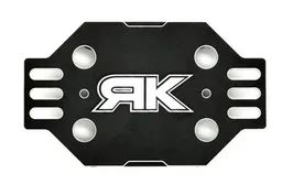 Marka Stand in Alluminio per Macchina 1/28 Nero