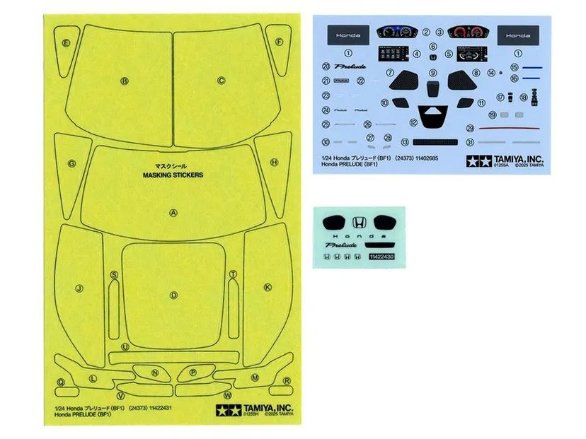 Honda New Prelude 1/24 Kit di Montaggio Tamiya
