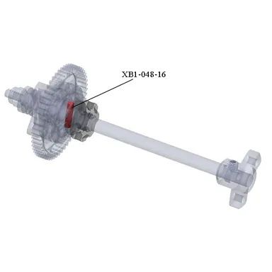 Xbility XB1-048-16 - Diff 1.5mm Shaft (5pcs)