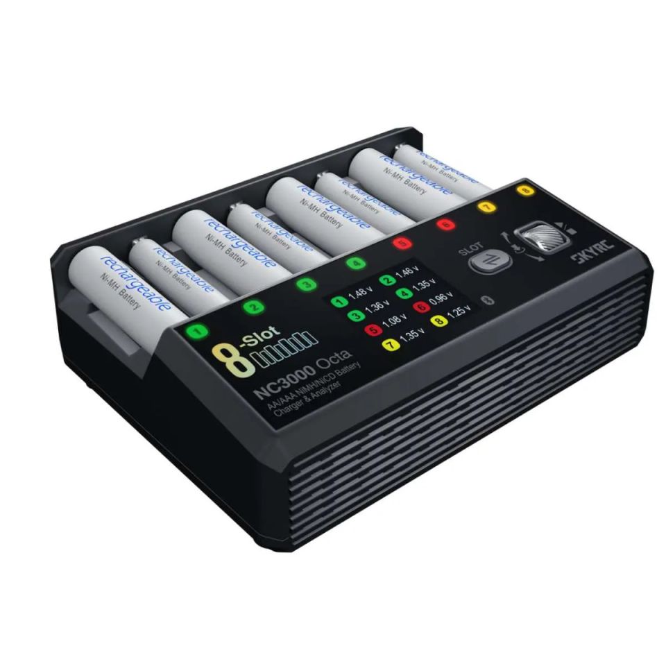 SkyRC NC3000 Octa Charger for 8xAA/AAA DC 3A