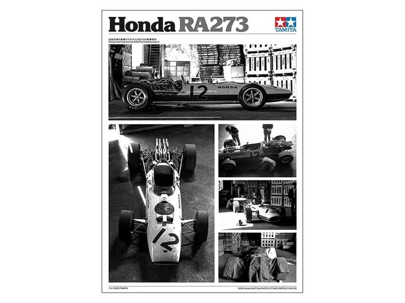 Honda RA273 W/Photo-Etched Parts 1/12 Kit di Montaggio Tamiya