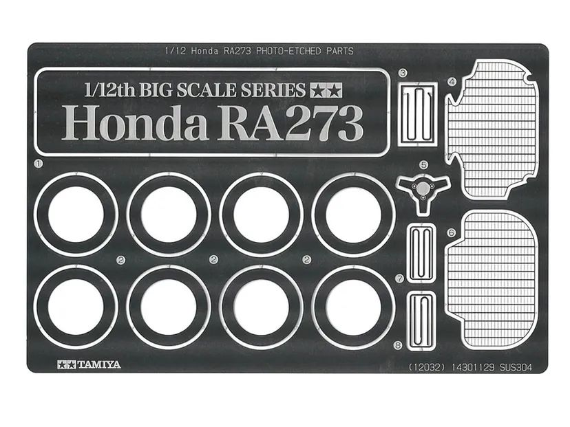 Honda RA273 W/Photo-Etched Parts 1/12 Kit di Montaggio Tamiya