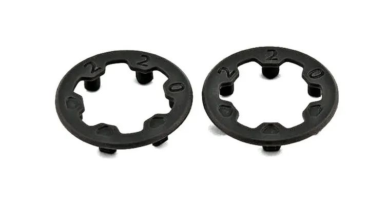Marka Racing 1:28 Mini-Z Flange Laterali - GRIGIO SCURO (2 pz)