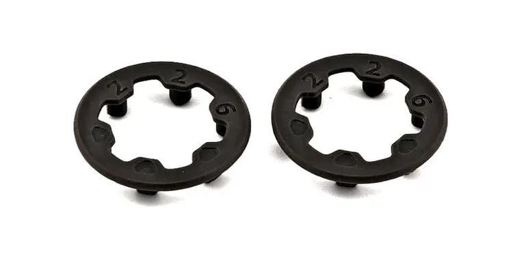 Marka Racing 1:28 Mini-Z Flange Laterali - GRIGIO SCURO (2 pz)