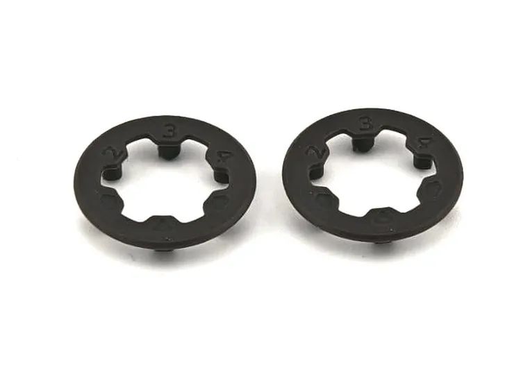 Marka Racing 1:28 Mini-Z Flange Laterali - GRIGIO SCURO (2 pz)