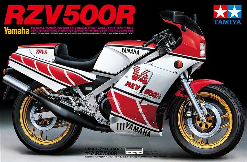 Yamaha RZV500R Kit CF437 1/12 Kit di Montaggio Tamiya