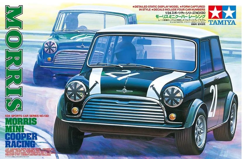 Morris Mini Cooper Racing 1/24 Kit di Montaggio Tamiya