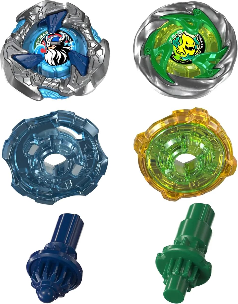 Beyblade X - Circle Ghost 4-60LR UX & Hack Viking 4-550 UX Dual Pack