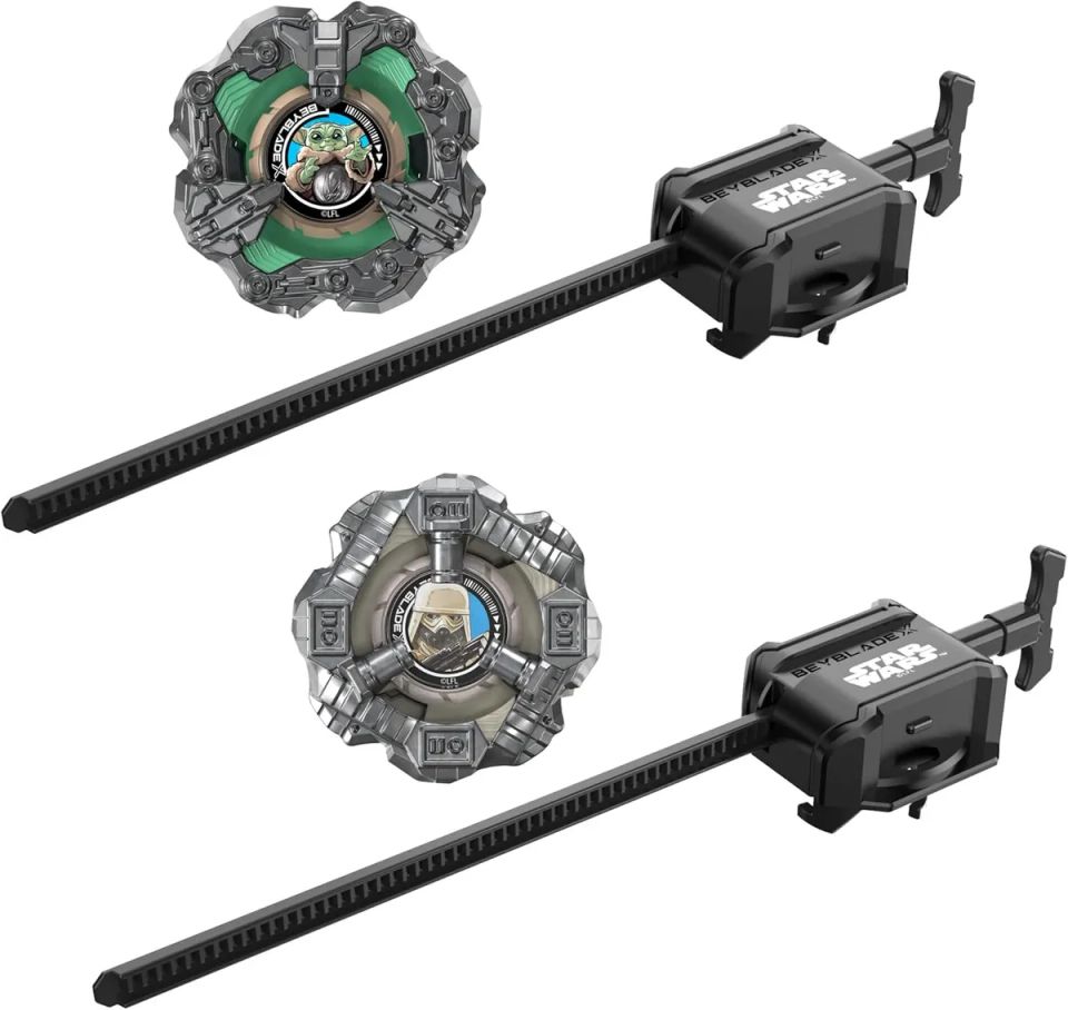 Beyblade X - Star Wars Grogu vs Snow Trooper Starter Pack