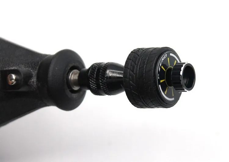 Reflex Racing RX611 - 1/28 Scale Universal Tire Arbor for Rotary Tool